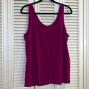 Old Navy Fitted Pink Tank Top